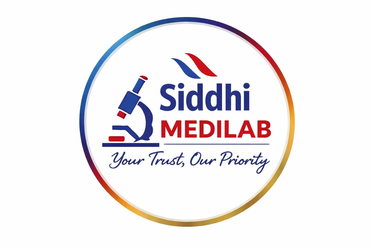 Siddhi Medilab Logo — Your Trust, Our Priority
